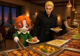 buffetのイラスト