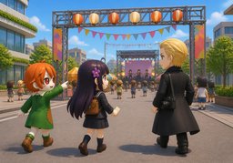 festivalのイラスト