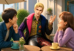 독특하다のイラスト
