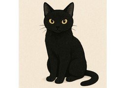 黑のイラスト