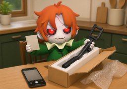 셀카봉のイラスト