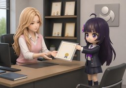 자격증のイラスト