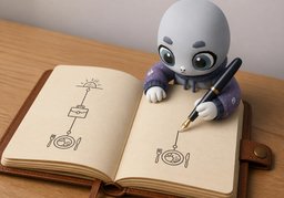 日志のイラスト