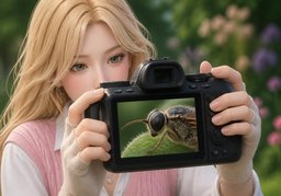 macrofotografíaのイラスト