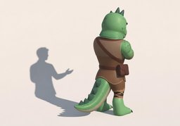 背对のイラスト