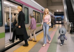 대중교통のイラスト