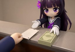 退票のイラスト
