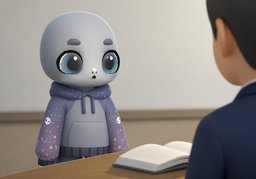 背诵のイラスト