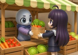 comercianteのイラスト
