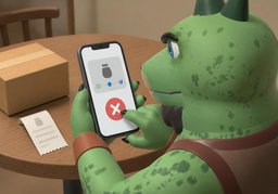 결제취소のイラスト