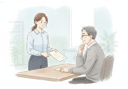 谋求のイラスト