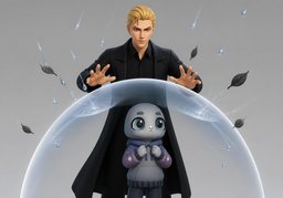 保佑のイラスト
