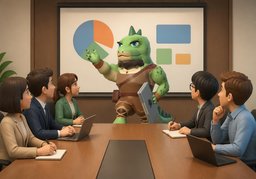파트장のイラスト