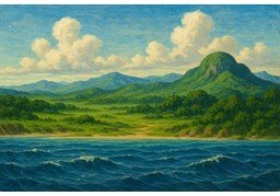 陆地のイラスト