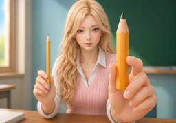 굵다のイラスト