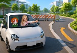 contournerのイラスト