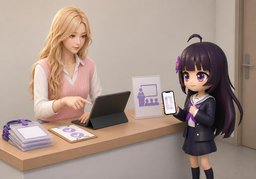 Voranmeldungのイラスト