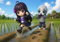 rizièreのイラスト