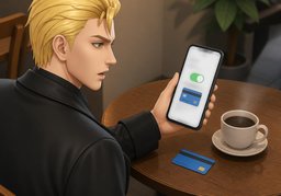 자동결제のイラスト