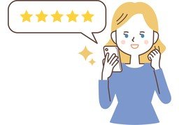满意のイラスト