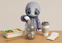 省钱のイラスト