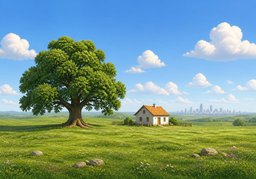 大地のイラスト