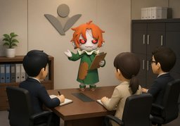 处长のイラスト