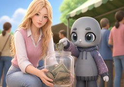 spendenのイラスト