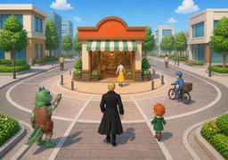 중심のイラスト