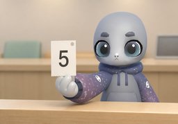 等候牌のイラスト
