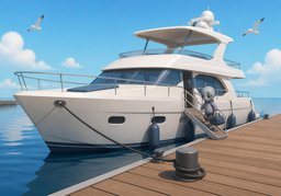 yachtのイラスト