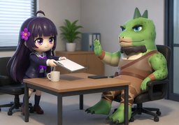 ablehnenのイラスト