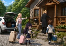 펜션のイラスト