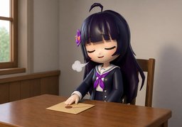 心安理得のイラスト