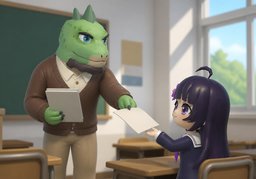 내주다のイラスト