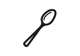 勺子のイラスト