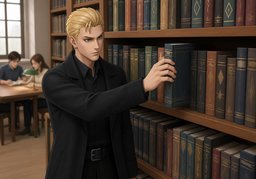 bibliothèqueのイラスト
