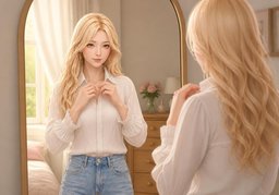 블라우스のイラスト