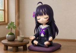 知足のイラスト