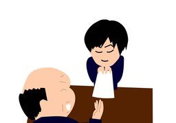dimisiónのイラスト
