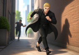 도망のイラスト