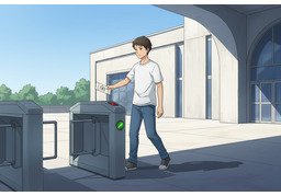 입장하다のイラスト