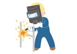 焊工のイラスト