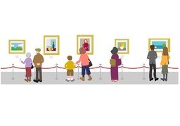 展出のイラスト