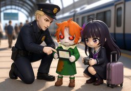 Polizeibeamterのイラスト