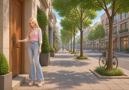 avenueのイラスト