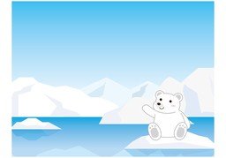 北极のイラスト