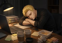 피로のイラスト
