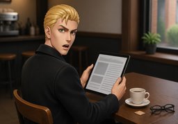 Illustration for Leser (reader)