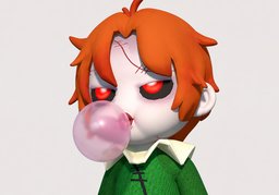 口香糖のイラスト
